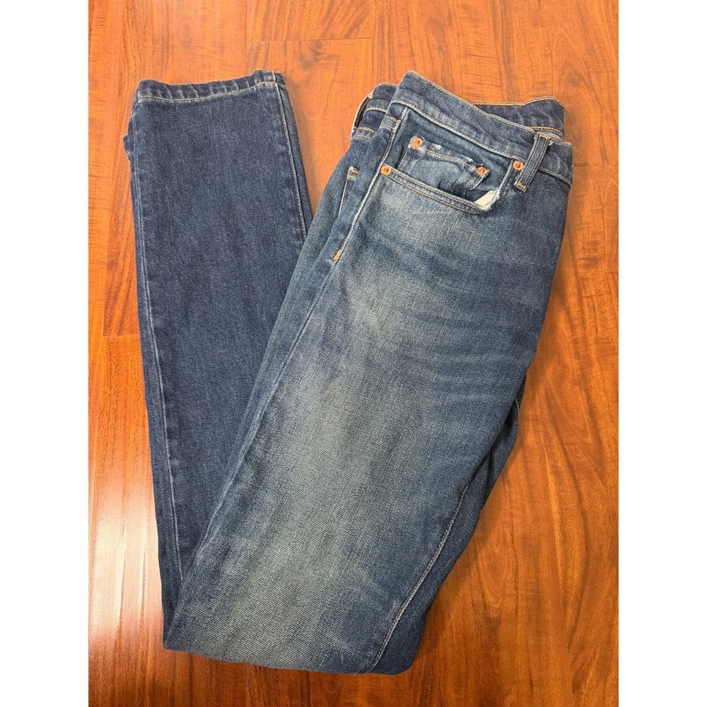 Buck Mason Jeans Mens Size 29 Slim Fit Blue Made In USA 146050